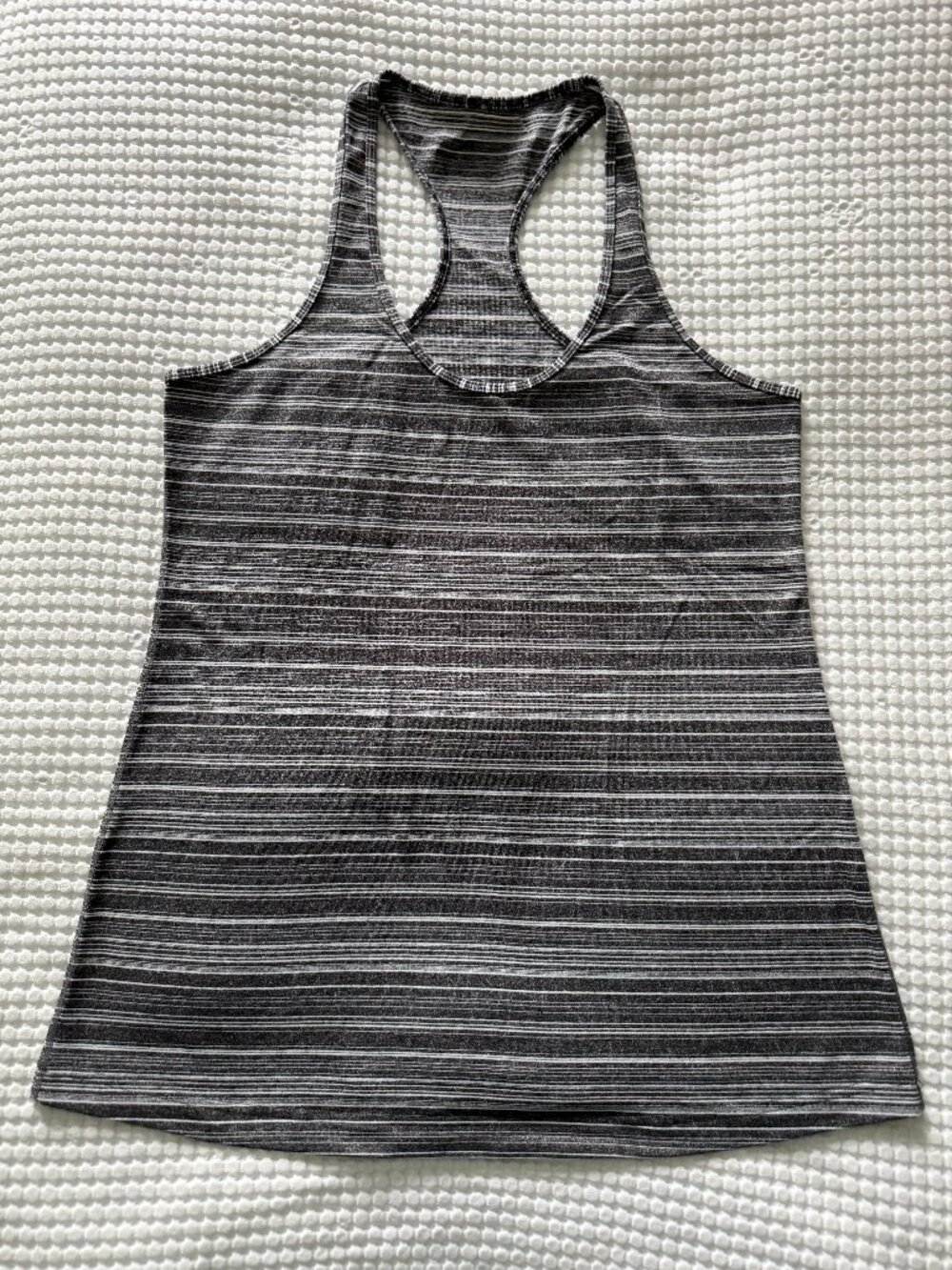 Cool Racerback - Coal Strata Stripe